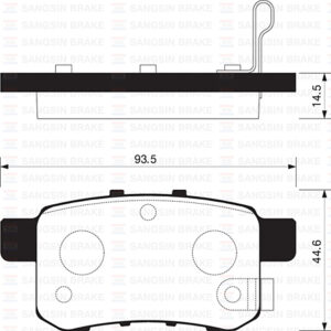 ARKA FREN BALATA HONDA ACCORD 2.0L R20A3 CU1 08-