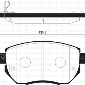 ÖN FREN BALATA NISSAN MURANO 3.5L VQ35 Z50 03-08 / INFINITI FX35 FX45 02- 41060CG00J-41060CG091-WVA23834
