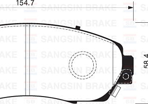 ÖN BALATA DİSK HONDA CR-V 15 Üstten Delikli
