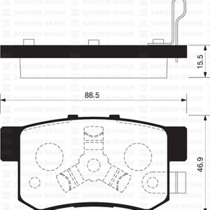 ARKA BALATA CRV II 2.0-2.4 VTEC-2.2CTDI 02-06 CRV III 2.0i VTEC-2.2iCTDI 01-07 GDB3438