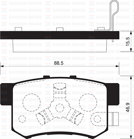 ARKA BALATA CRV II 2.0-2.4 VTEC-2.2CTDI 02-06 CRV III 2.0i VTEC-2.2iCTDI 01-07 GDB3438