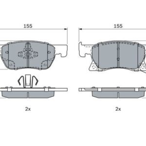 ÖN FREN BALATA OPEL ASTRA K 15-
