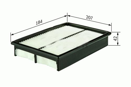SA2148PL HAVA FİLTRESİ CIVIC V-CIVIC VI 91-96 C2138/3 x 17220PO7000