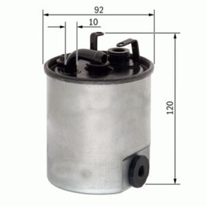 YAKIT FILTRESI MERCEDES OM611 OM668 W168 W414 W638 B901 B904 A6110920101