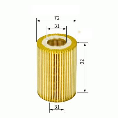 YAĞ FİLTRESİ ASTRA G 00-05 -ASTRA H 04- -CORSA C 00- -COMBO 01- -MERIVA 03-10 - 1.7CDTI-1.7DTI 5650380-650300-97223218-93190777