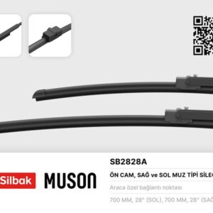 SİLECEK SÜPÜRGESİ MUZ TİPİ GALAXY 00 06 ALHAMBRA-SHARAN 00 10 VW GOLF PLUS 05 S P407-C6 05 OLCU: 700 / 700MM