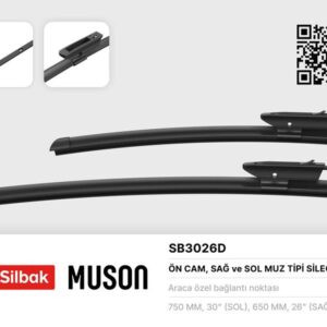 SİLECEK SÜPÜRGESİ 750/650MM MUZ TİPİ RENAULT SCENIC 3. GRAND SCENIC 3 10/09