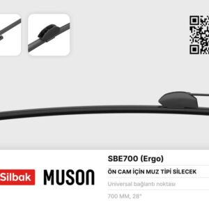 SİLECEK SÜPÜRGESİ MUZ TİPİ 700mm ÜNİVERSAL KANCALI ERGONOMİK
