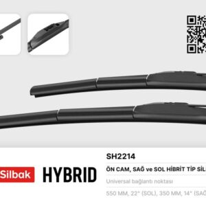 SILECEK SUPURGESI TAKIMI ON 550mm / 350mm HYUNDAI GETZ TB MUZ TIP 9835017000-983601C000