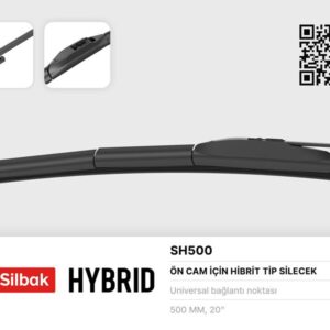 SİLECEK SÜPÜRGESİ HYBRID TİPİ 500mm ÜNİVERSAL CITROEN AMI 9A 04-20 UNIVERSAL
