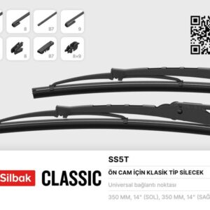 SİLECEK SÜPÜRGESİ 340MM M124-SERCE-SKODA-ANADOL-AS250-400-900-BMC TM135-140