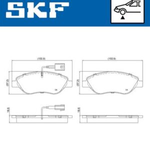 ÖN FREN BALATASI FİŞLİ FIAT BRAVO II 08 14 EGEA HB 15  ALFA ROMEO MITO 08 15 LANCIA DELTA III 08 14 1.3D MTJ 1.4TB 1.6D MTJ 1.9D MTJ 2.0D MTJ BÜYÜK