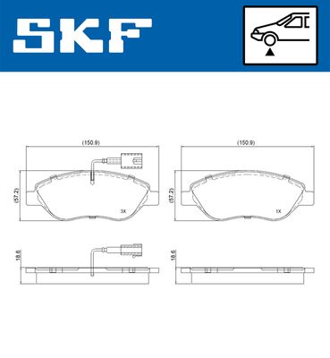 ÖN FREN BALATASI FİŞLİ FIAT BRAVO II 08 14 EGEA HB 15 ALFA ROMEO MITO 08 15 LANCIA DELTA III 08 14 1.3D MTJ 1.4TB 1.6D MTJ 1.9D MTJ 2.0D MTJ BÜYÜK