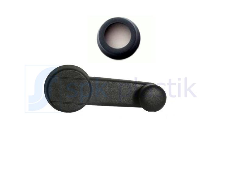 CAM AÇMA KOLU PULLU SİYAH R9-R12-TOROS 7704001315-7704003710-7702252802