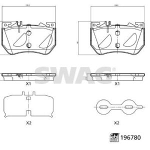FREN BALATASI ON MERCEDES W206 S206 C236 A236 W214 S214 C254 X254 SPOR TIP