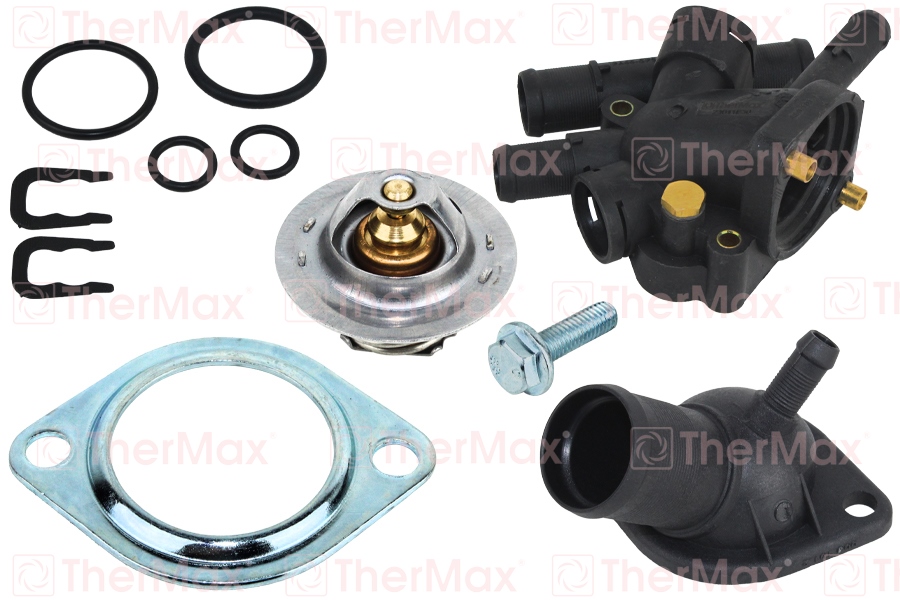 TERMOSTAT 89 C KOMPLE KANGOO 97 MEGANE I 96 CLIO II 98 05 LAGUNA 96 1.9D F8Q SENSÖR DELİKLİ 7701474249-7700866731-7700112491