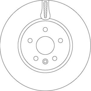 ÖN FREN AYNASI ASTRA K 15 16 İNÇ / 5 DELİK 300x26x5DL HAVALI