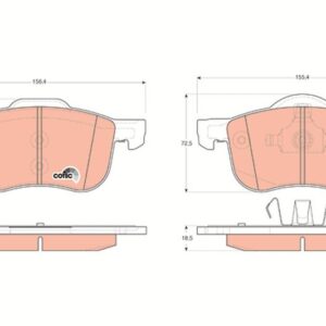 ÖN BALATA VOLVO S60 00-10 S80 98-06 V70 97-07 XC70 00-07 S70 97-00