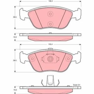 ÖN BALATA VOLVO 850 2.0 2.3 T5 2.5 91-96 S70 2.3 2.4 2.5 97-00 V70 97-00 C70 2.0T 97 XC70 -02 271859-2715878-2718591-9485593