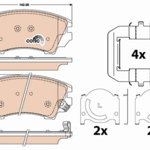 ÖN BALATA OPEL ASTRA J 12  14   INSIGNIA 08  11   ZAFIRA 11   SAAB 9.5 10  17 JANT GDB1783