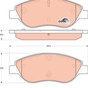 ÖN FREN BALATASI FİŞLİ FIAT BRAVO II 08 14 EGEA HB 15 ALFA ROMEO MITO 08 15 LANCIA DELTA III 08 14 1.3D MTJ 1.4TB 1.6D MTJ 1.9D MTJ 2.0D MTJ BÜYÜK