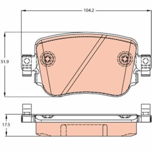 ARKA BALATA VW CADDY IV 1.0TSI-1.2TSI-1.4TSI-1.6TDI-2.0TDI 15 AUDI A1 1.0TFSI-1.2TFSI-1.4TFSI 10