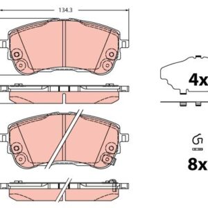 DİSK BALATA ÖN COROLLA COMMERCIAL E21 1.8 VVTİ HYBRİD ZWE211 2019