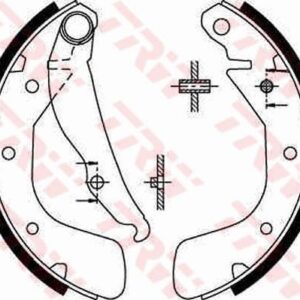 ARKA PABUÇ BALATA CORSA C 00-09 VECTRA A 93-95 ASTRA F 91-98 LACETTI 05  NUBIRA 03   200x46