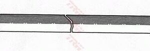 FREN HORTUMU ARKA MERCEDES W202 W203 C208 C209 W210 R129 R170 W140 B901 B905
