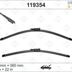 SILECEK SUPURGESI TAKIMI 560mm / 560mm MERCEDES W205 S205 R171 R172 SWF