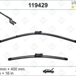 ÖN SİLECEK SÜPÜRGE TAKIMI OPEL ADAM 12 19 PEUGEOT PARTNER 08  P208 P2008 03 12 19 CITROEN BERLINGO 8  C3 16  FIAT EGEA 16  FIESTA 09 17 650 400 SWF