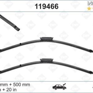 ÖN SİLECEK SÜPÜRGESİ TAKIM VIVARO C-ZAFIRA LIFE 19  EXPERT-TRAVELLER-JUMPY-SPACETOURER-PROACE 16  FLAT BLADE VM904 X2 650 500 MM