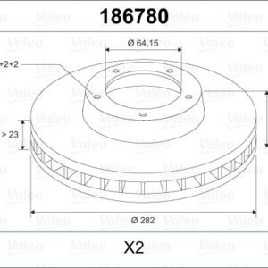 ÖN FREN DİSKİ HAVA KANALLI HONDA ACCORD 1.8L F18B2 CG8 EURO 99-02 282 çap x 4 bijon - Takım disk fiyatıdır 45251S1AG00-45251S1AE40-45251S1A305