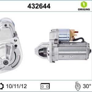 MARS MOTORU 12V 2.0kW 11 DIS MERCEDES W124 W202 W203 W210 W211 W638 W639 B901 B904