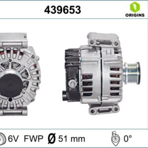 ALTERNATOR 14V 180A MERCEDES W204 C218 W212 W166 X204 W639 B906 A0131546802