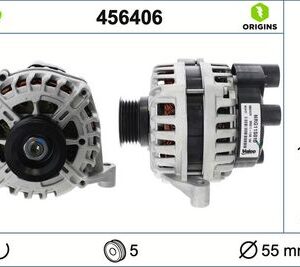 ALTERNATÖR 14V 120A FIAT DOBLO 10  PUNTO EVO 09 12 EGEA 16  PUNTO 12  500 07  ALFA ROMEO MITO 11 18 1.2 1.4 5 KANAL