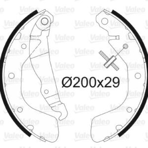 ARKA PABUÇ BALATA CORSA B 3.93-9.00 CORSA C 00-12.09 TIGRA 1.4 1.6 94-00 ASTRA F 92-9.98