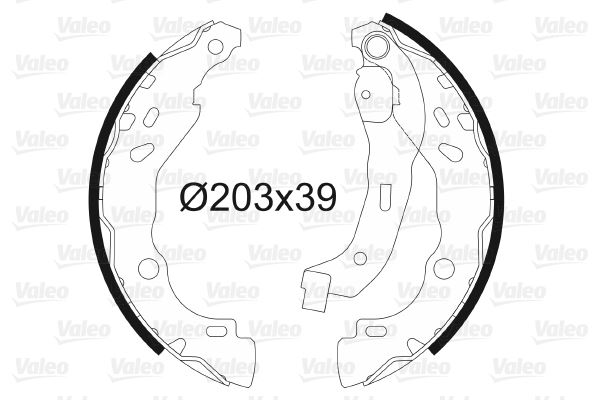 ARKA FREN PABUÇ BALATASI RENAULT CLIO II 98 CLIO IV 12 CLIO SYMBOL 02 SYMBOL III 13 DACIA SANDERO 08 LOGAN 06 SANDERO II 12 LOGAN II 12