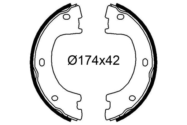 FREN BALATASI ARKA PARK FRENI MERCEDES SPRINTER B906 . VW CRAFTER 30-35-50 CIFT TEKER A9064200420-2E0698525A