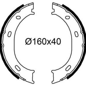 FREN BALATASI ARKA PARK FRENI MERCEDES SPRINTER B901 B904 . VW LT 28-35-46 A0024205820-2D0698525B