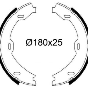FREN BALATASI ARKA PARK FRENI MERCEDES S-CLASS W220 C215 99 06 A2204200520
