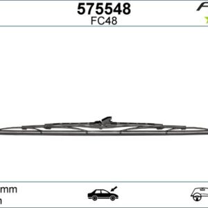 SİLECEK SÜPÜRGESİ 48cm x1 NORMAL TİP FİRST ÜNİVERSAL NGR4651-NGR4651-NGR465