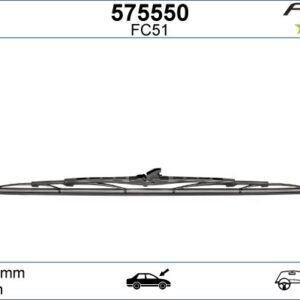 SİLECEK SÜPÜRGESİ RENAULT-DACIA 500 mm 288901158R-8200769217