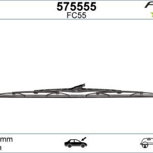 SİLECEK SÜPÜRGESİ 55cm x1 NORMAL TİP FİRST ÜNİVERSAL