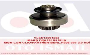 MARŞ DİŞLİSİ 10 DİŞ 1209 ASTRA F-CORSA B-VECTRA A-B-TIGRA-ASCONA-OMEGA-P206-P307-PARTNER- BERLINGO-R9-R19-MGN-LGN