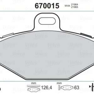 ARKA FREN BALATASI RENAULT LAGUNA 93 01 ESPACE III 96 00 1.6 1.8 1.9dCi 2.0 16V 2.2 3.0 7701205491-8671016192-8671005932