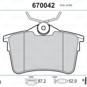 ARKA FREN BALATASI P307 00 09 P308 07 14 PARTNER 08 PARTNER TEPEE 08 BERLINGO 08 C4 04 16 XSARA PICASSO 99 11 DS4 15 18