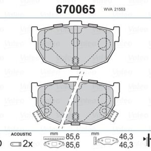 ARKA BALATA HYUNDAI ELENTRA II-III KIA CERATO 1.5 CRDİ NISSAN MAXIMA III 583022FA10-5830228A00 5820228A00-583021MA00-4406090E90