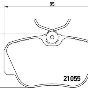 FREN BALATASI ON MERCEDES W201 83 93 A0004209120