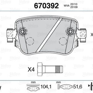 ARKA BALATA VW CADDY IV 2.0TDI 15 CUUF-DFSF 104.1x17.2x51.6